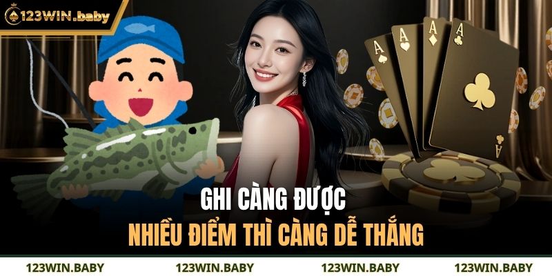 Ghi càng được nhiều điểm thì càng dễ thắng