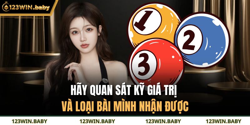 Hãy quan sát kỹ giá trị và loại bài mình nhận được
