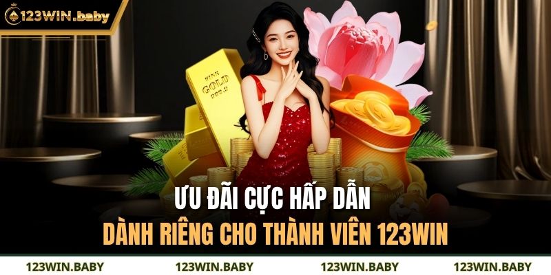 Ưu đãi cực hấp dẫn dành riêng cho thành viên 123WIN